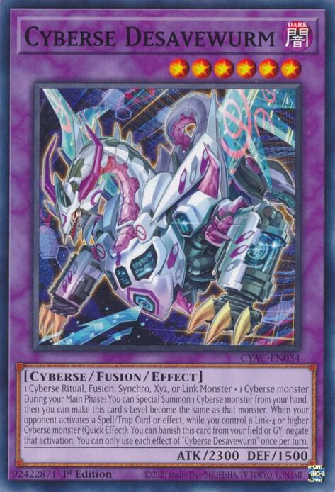 Cyberse Desavewurm CYAC-EN034 (Cyberstorm Access)  - 1st Edition