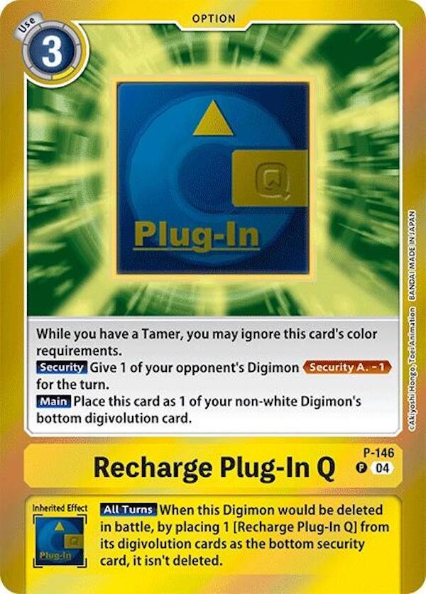 Recharge Plug In Q Reprint P-146 P (Special Limited Set)  - Foil