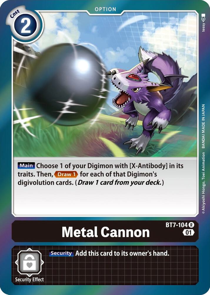 Metal Cannon BT7-104 R (Next Adventure)  - Foil