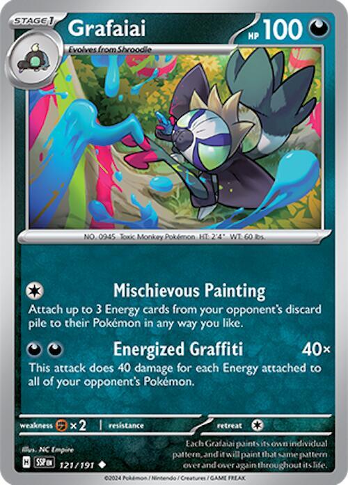 Grafaiai 121/191 (SV08: Surging Sparks) 