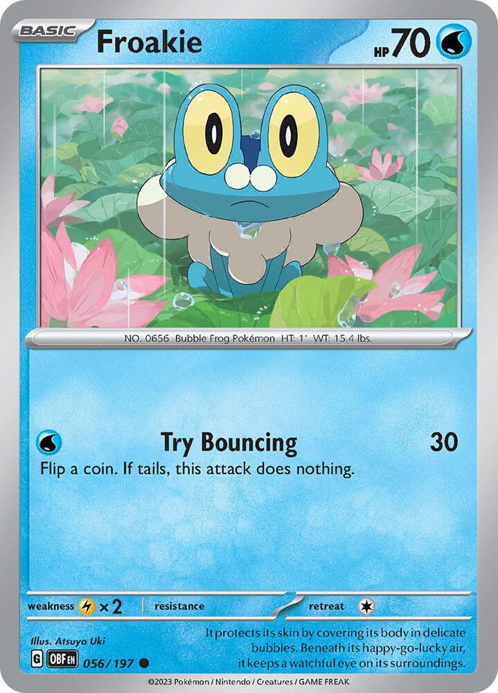 Froakie 056/197 (SV03: Obsidian Flames) 