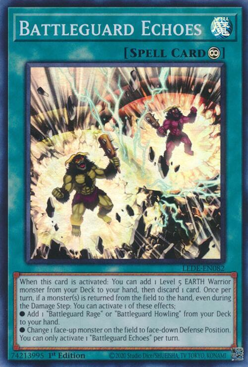 Battleguard Echoes LEDE-EN082 (Legacy of Destruction)  - 1st Edition