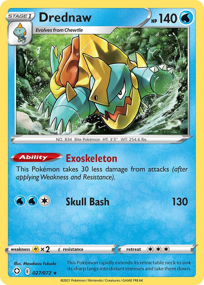 Drednaw 027/072 (Shining Fates) 