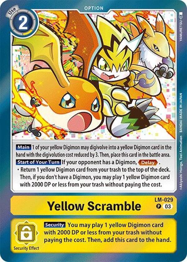 Yellow Scramble LM-029 P (Special Limited Set)  - Foil