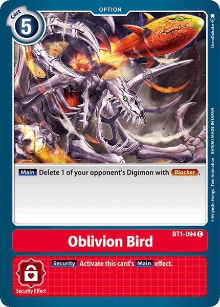 Oblivion Bird BT1-094 C (Release Special Booster 1.0) 