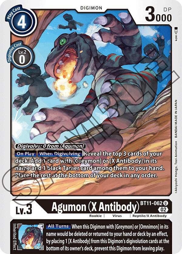 Agumon X Antibody BT11-062 U (Dimensional Phase) 