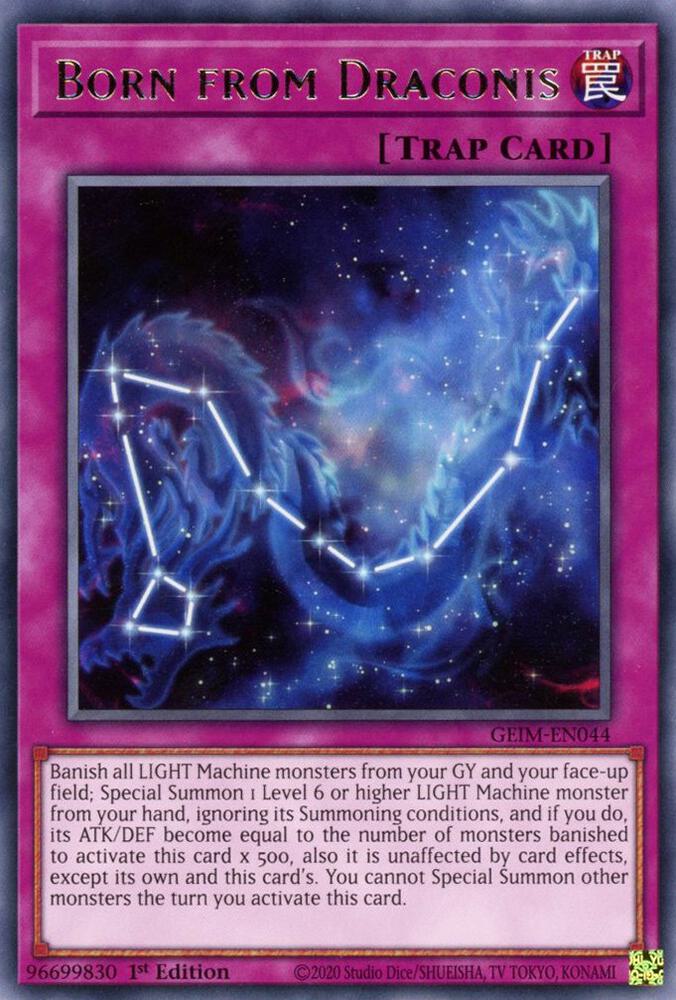 Born from Draconis GEIM-EN044 (Genesis Impact)  - 1st Edition
