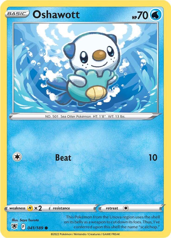 Oshawott 041/189 (SWSH10: Astral Radiance) 