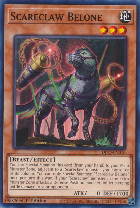 Scareclaw Belone DIFO-EN010 (Dimension Force)  - 1st Edition
