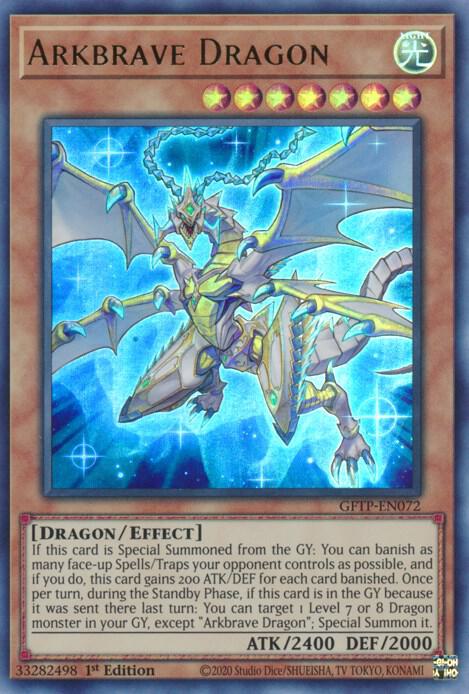 Arkbrave Dragon GFTP-EN072 (Ghosts From the Past)  - 1st Edition