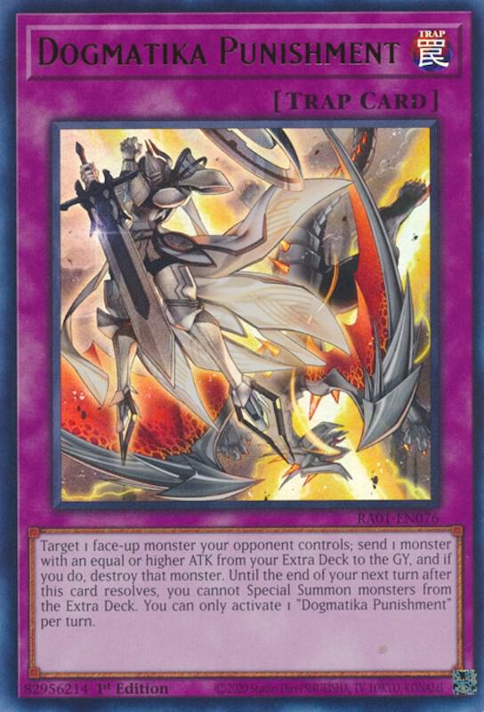 Dogmatika Punishment UR RA01-EN076 (25th Anniversary Rarity Collection)  - 1st Edition