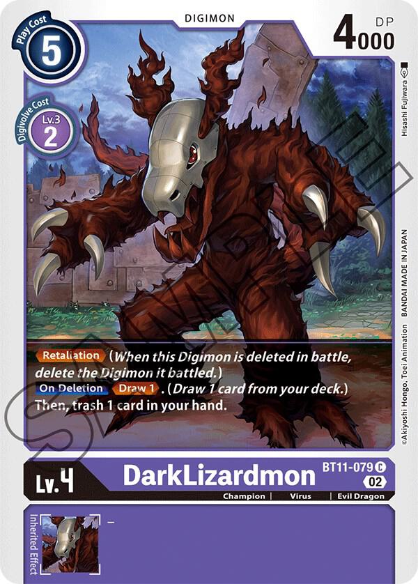 DarkLizardmon BT11-079 C (Dimensional Phase) 