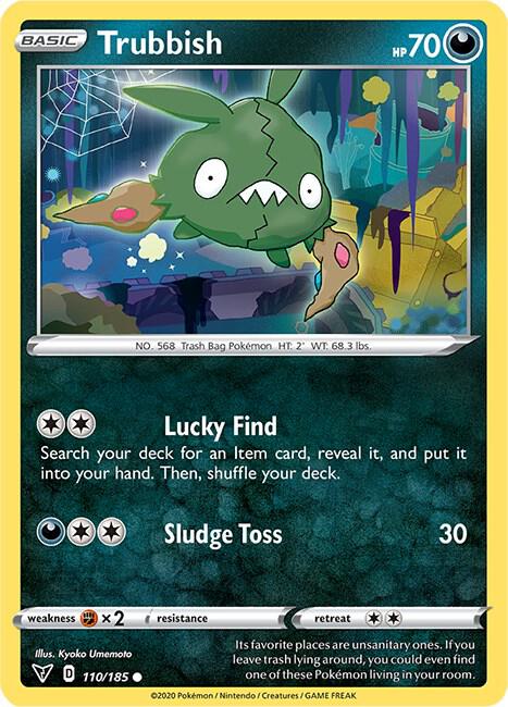 Trubbish 110/185 (SWSH04: Vivid Voltage) 