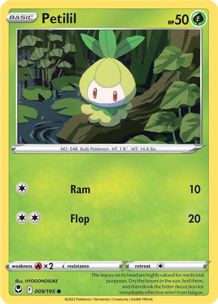 Petilil 009/195 (SWSH12: Silver Tempest) 