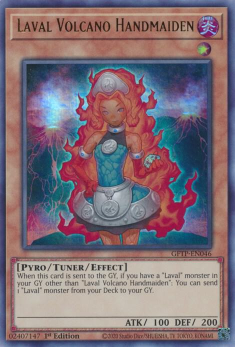 Laval Volcano Handmaiden GFTP-EN046 (Ghosts From the Past)  - 1st Edition