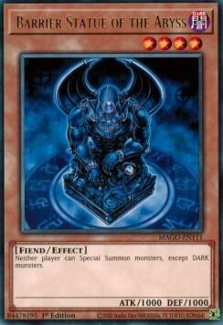 Barrier Statue of the Abyss MAGO-EN111 (Maximum Gold)  - 1st Edition