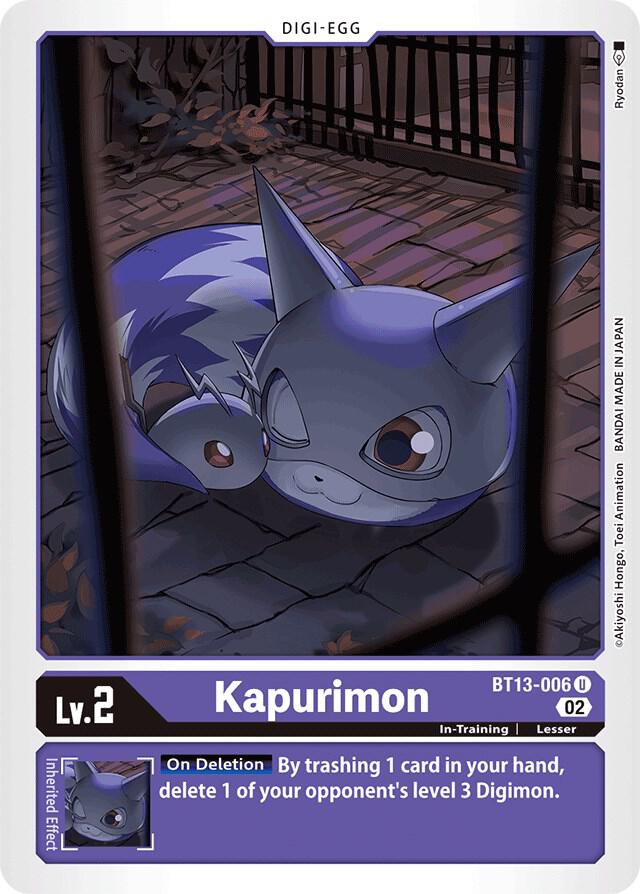 Kapurimon BT13-006 U (Versus Royal Knights) 