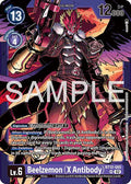 Beelzemon X Antibody BT12-085 SR (Limited Card Pack -Billion Bullet-)  - Foil