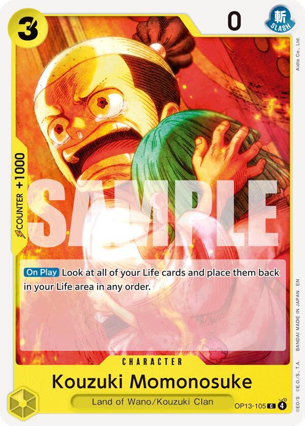 Kouzuki Momonosuke OP13-105 (Carrying On His Will) 