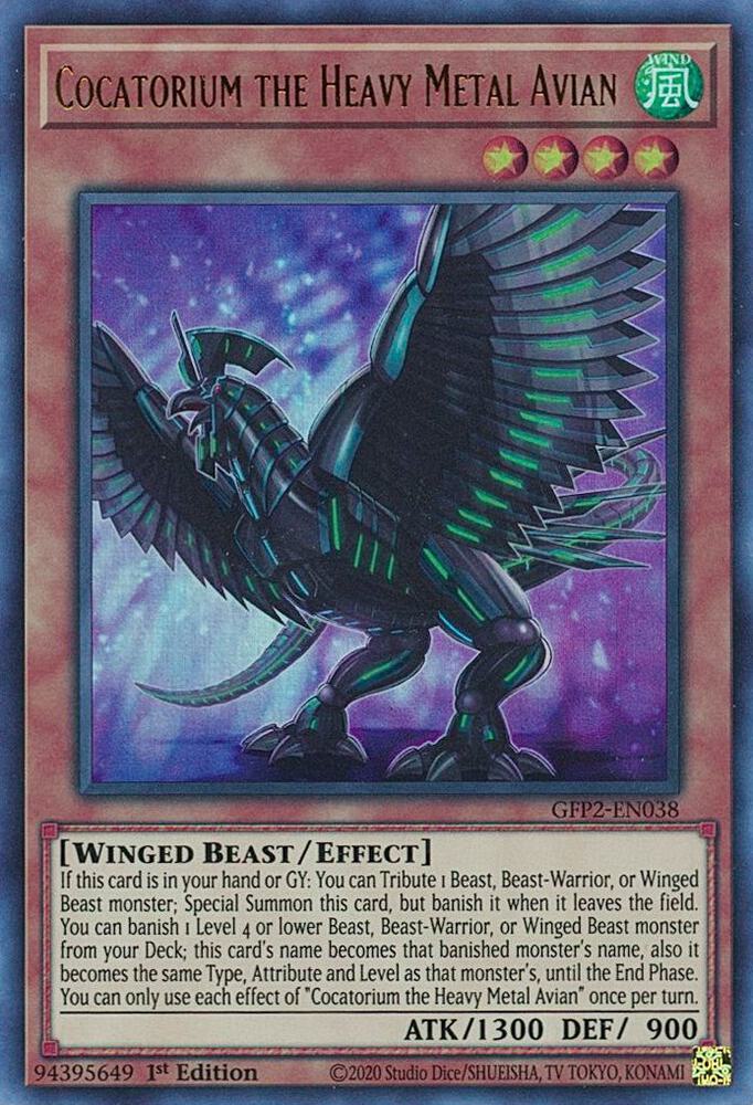 Cocatorium the Heavy Metal Avian GFP2-EN038 (Ghosts From the Past: The 2nd Haunting)  - 1st Edition