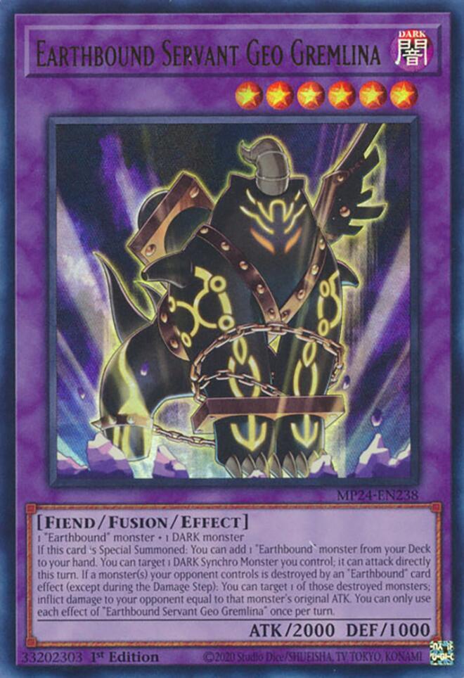 Earthbound Servant Geo Gremlina MP24-EN238 (25th Anniversary Tin: Dueling Mirrors)  - 1st Edition