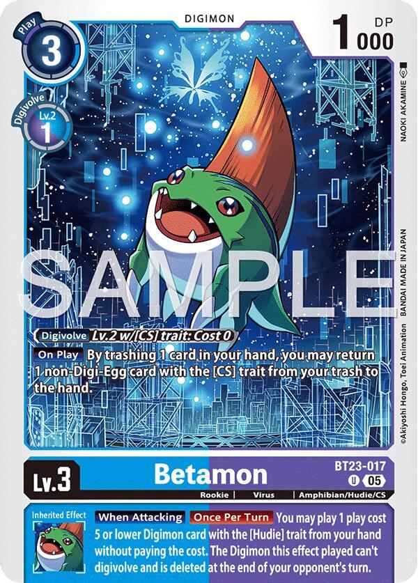 Betamon BT23-017 U (Hackers' Slumber) 