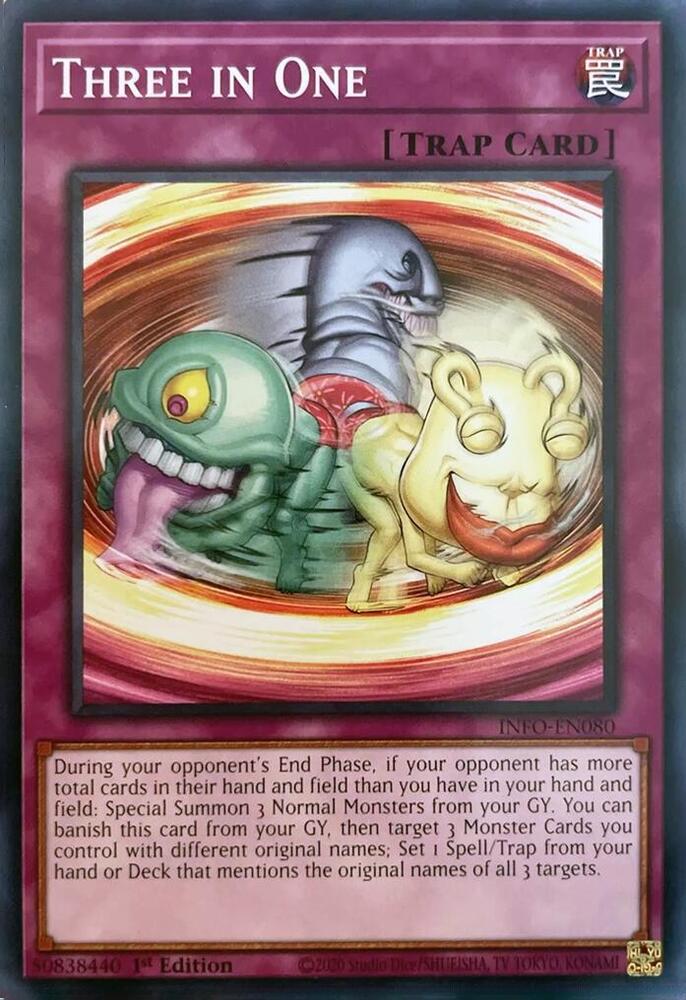 Three in One INFO-EN080 (The Infinite Forbidden)  - 1st Edition