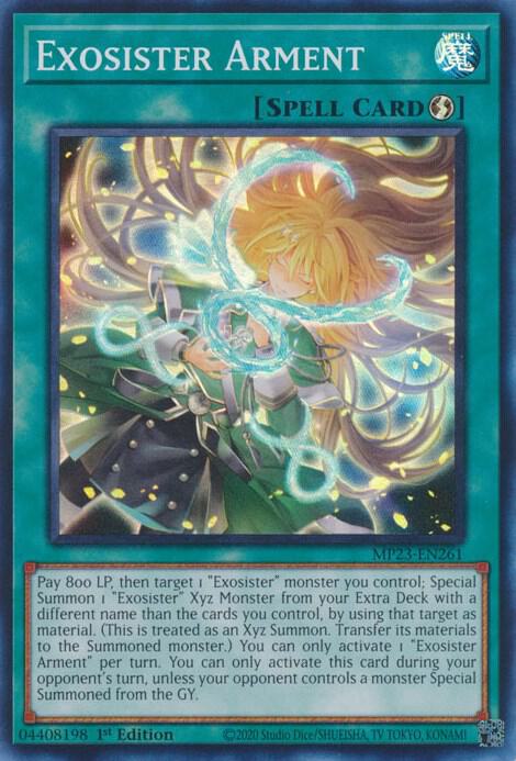 Exosister Arment MP23-EN261 (25th Anniversary Tin: Dueling Heroes Mega Pack)  - 1st Edition