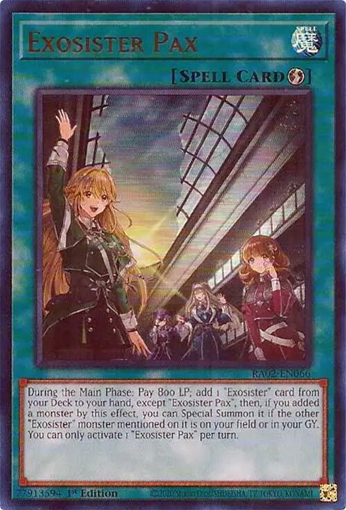 Exosister Pax UR RA02-EN066 (25th Anniversary Rarity Collection II)  - 1st Edition