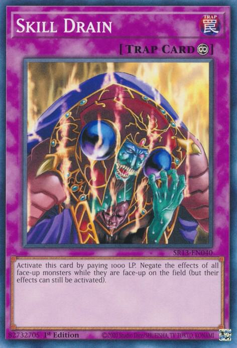 Skill Drain SR13-EN040 (Structure Deck: Dark World)  - 1st Edition