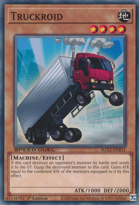 Truckroid SGX2-ENB11 (Speed Duel GX: Midterm Paradox)  - 1st Edition