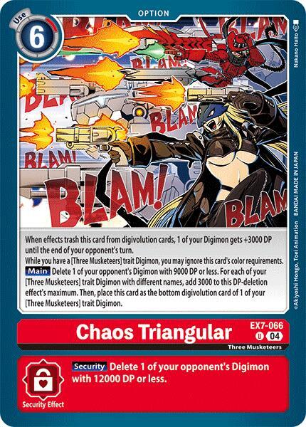 Chaos Triangular EX7-066 U (Digimon LIBERATOR) 