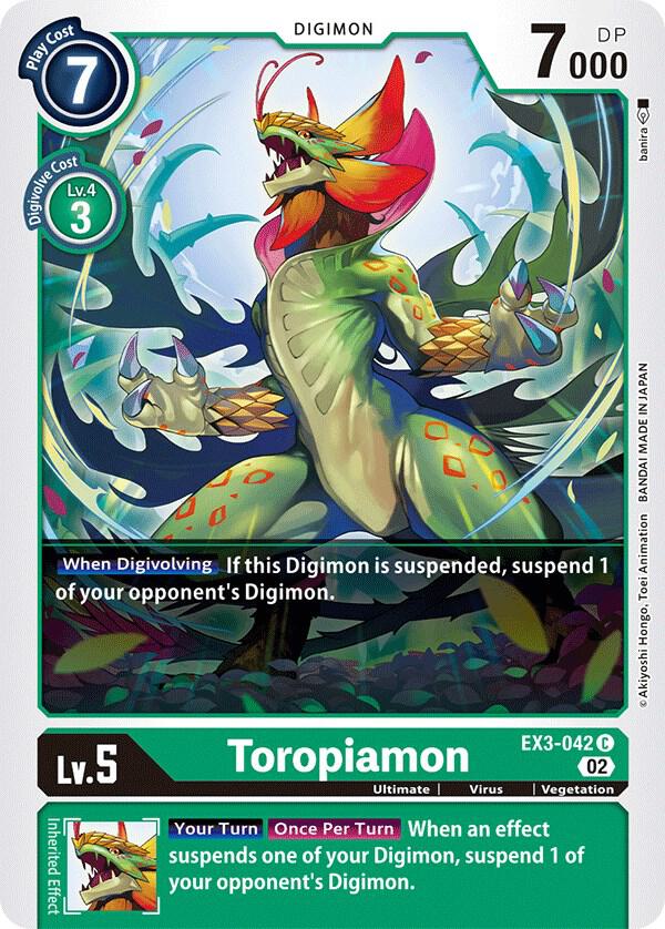 Toropiamon EX3-042 C (Draconic Roar) 