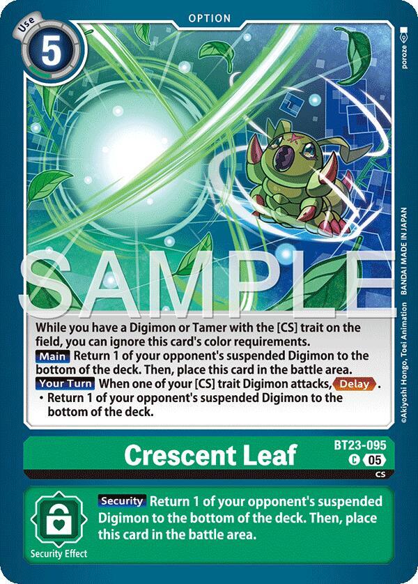 Crescent Leaf BT23-095 C (Hackers' Slumber) 