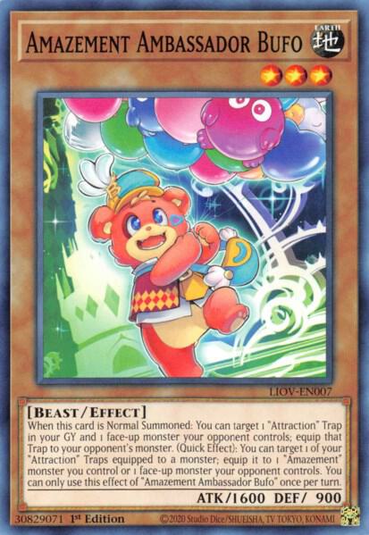 Amazement Ambassador Bufo LIOV-EN007 (Lightning Overdrive)  - 1st Edition