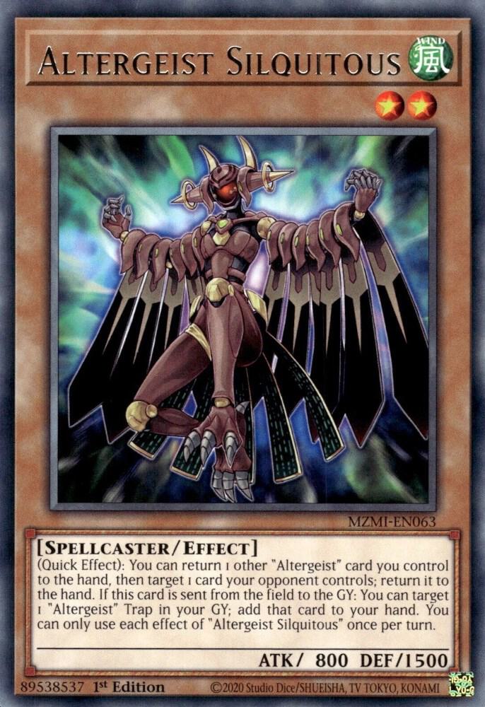 Altergeist Silquitous MZMI-EN063 (Maze of Millennia)  - 1st Edition
