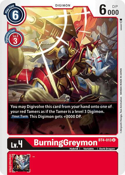 BurningGreymon BT4-013 U (Great Legend) 