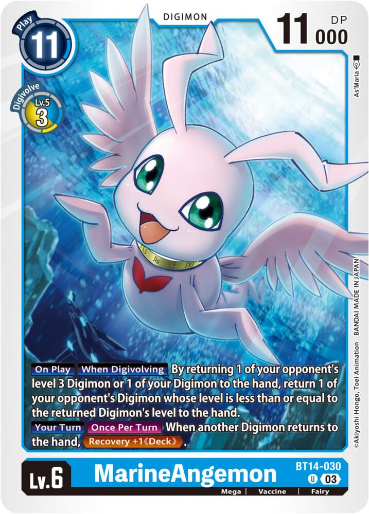 MarineAngemon BT14-030 U (Blast Ace) 