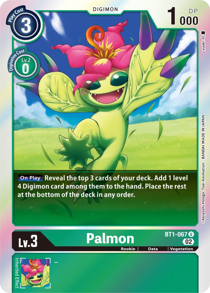Palmon Resurgence Booster Reprint BT1-067 U (Resurgence Booster)  - Foil