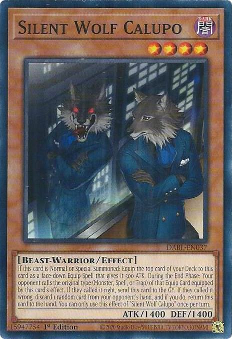 Silent Wolf Calupo DABL-EN037 (Darkwing Blast)  - 1st Edition