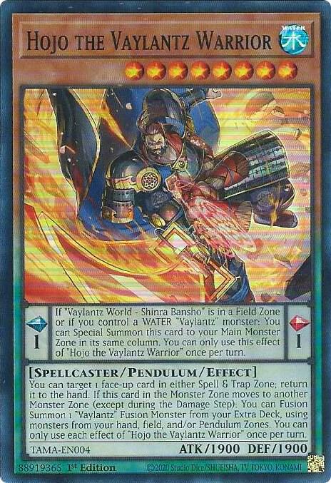 Hojo the Vaylantz Warrior TAMA-EN004 (Tactical Masters)  - 1st Edition