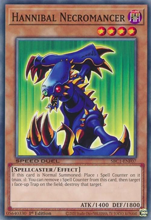 Hannibal Necromancer SBC1-ENF07 (Speed Duel: Streets of Battle City)  - 1st Edition