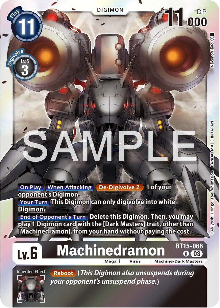 Machinedramon BT15-066 R (Exceed Apocalypse)  - Foil