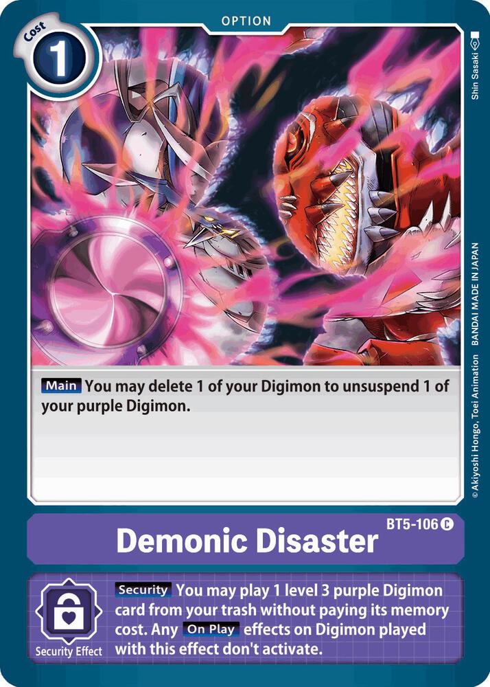 Demonic Disaster BT5-106 C (Battle of Omni) 