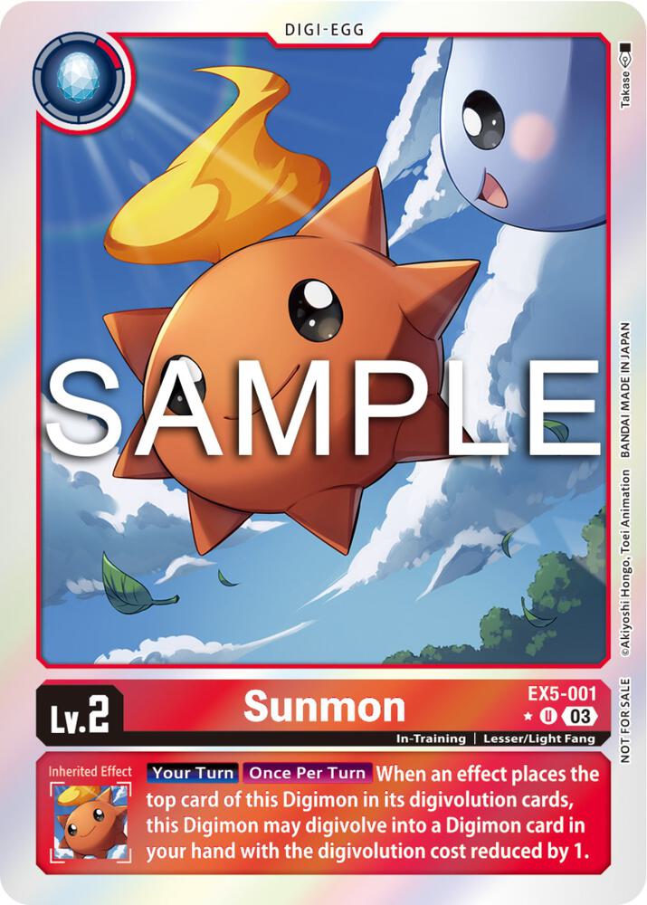 Sunmon Animal Colosseum Box Promotion Pack EX5-001 U (Animal Colosseum)  - Foil