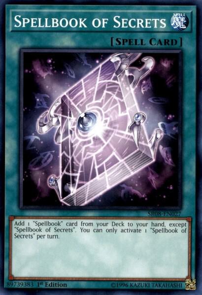Spellbook of Secrets SR08-EN027 (Structure Deck: Order of the Spellcasters)  - 1st Edition