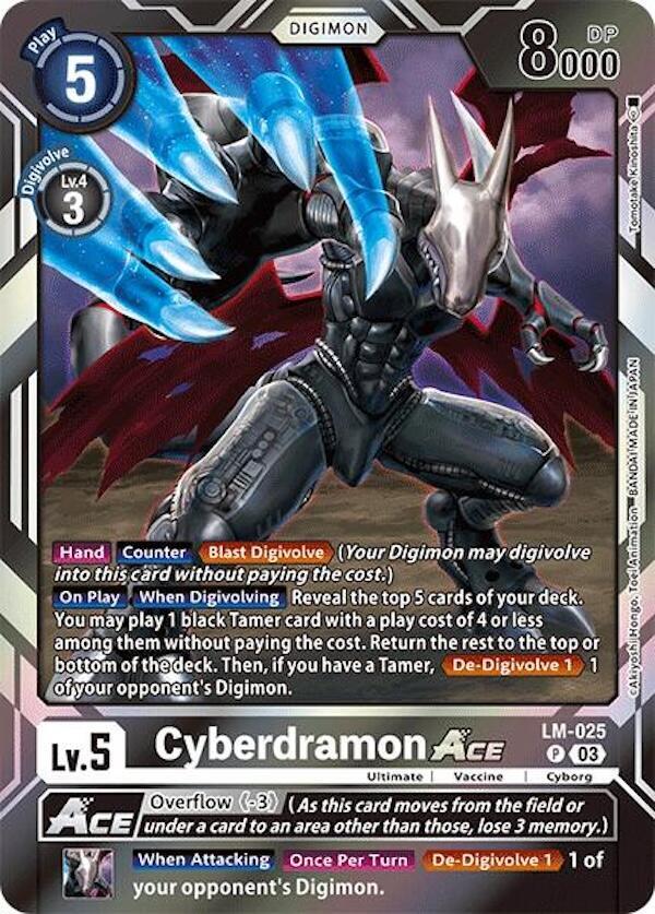 Cyberdramon ACE LM-025 P (Special Limited Set)  - Foil