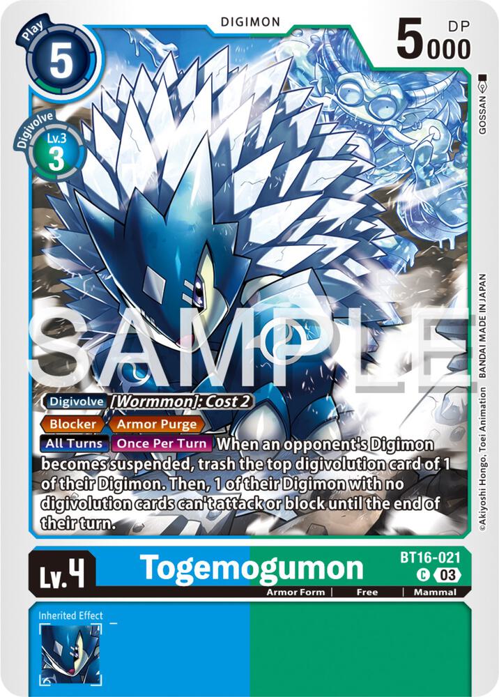 Togemogumon BT16-021 C (Beginning Observer) 