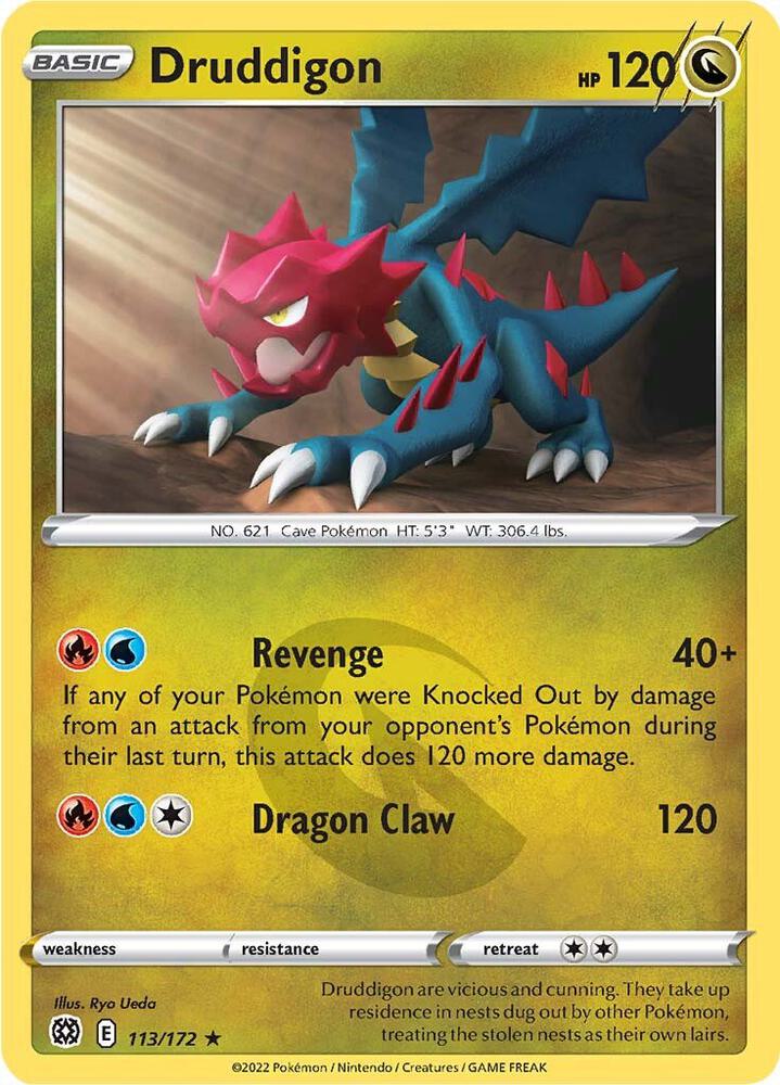 Druddigon 113/172 (SWSH09: Brilliant Stars) 