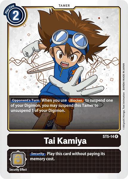 Tai Kamiya ST5-14 R (Starter Deck 05: Machine Black) 